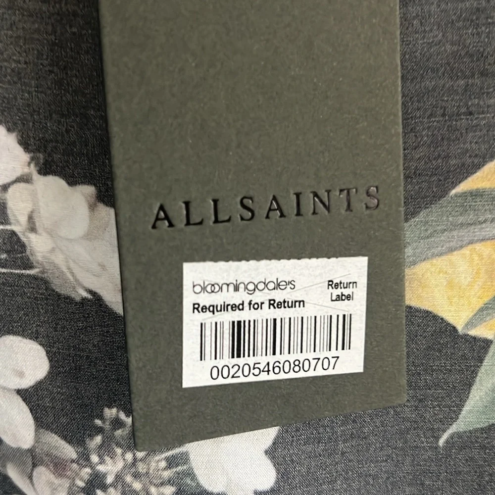 All Saints lightweight lemon 🍋 print half kimono/pool coverup! ☀️ - Picture 4 of 6